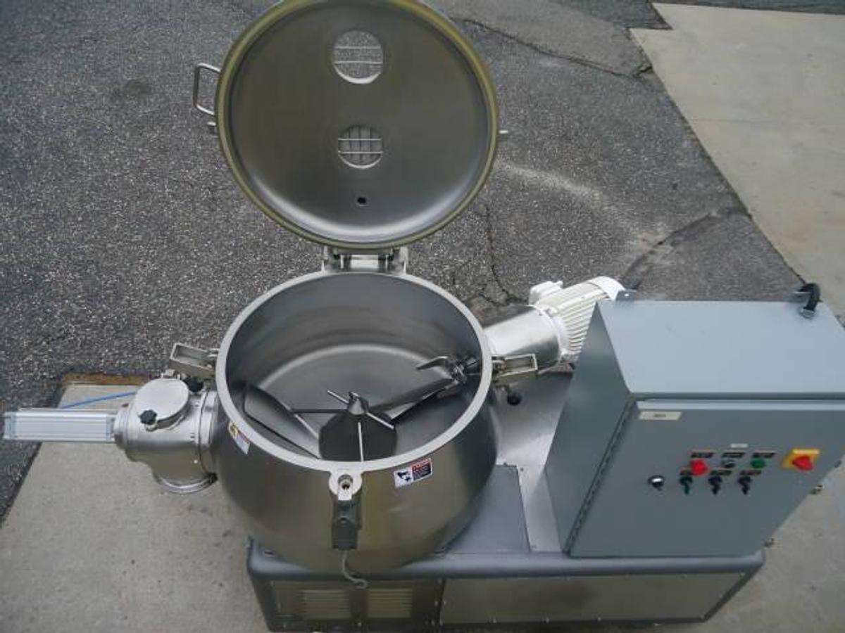 Used Diosna P 250-A Stainless Steel Mixer-Granulator, 250 Liter