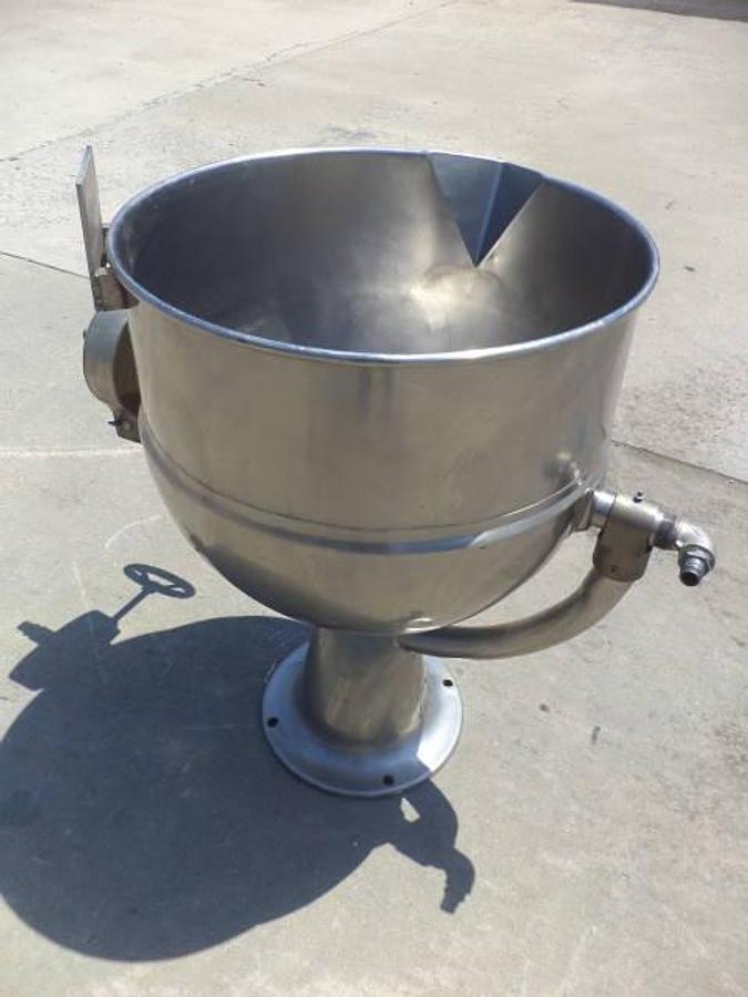 Used 40 Gallon Groen Stainless Steel Jacketed Kettle