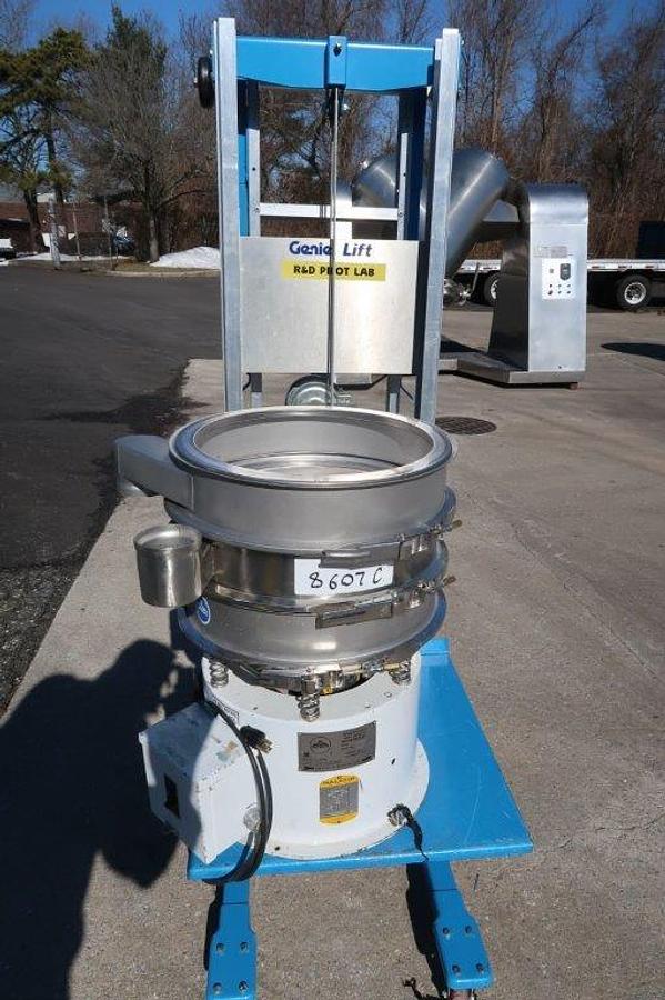 Used Sweco 18 In. Diameter Stainless Steel Two Deck, Portable Separator