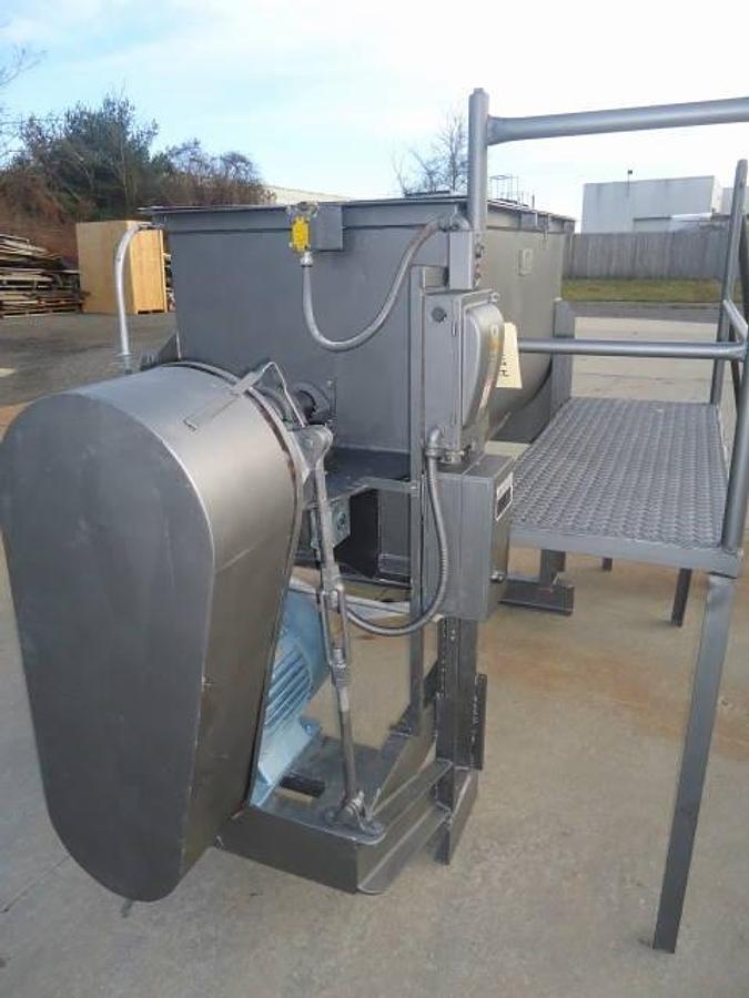Used 26.5 Cu.ft.  Falcon Stainless Steel Double Ribbon Blender, 10 Hp