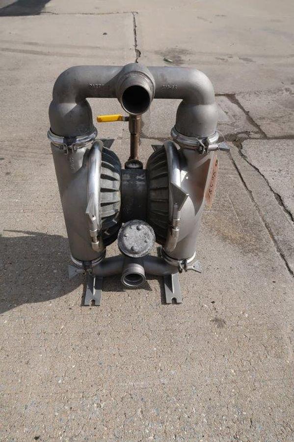 Used Wilden M8 Air Operated Double Diaphragm Pump, 316 SS