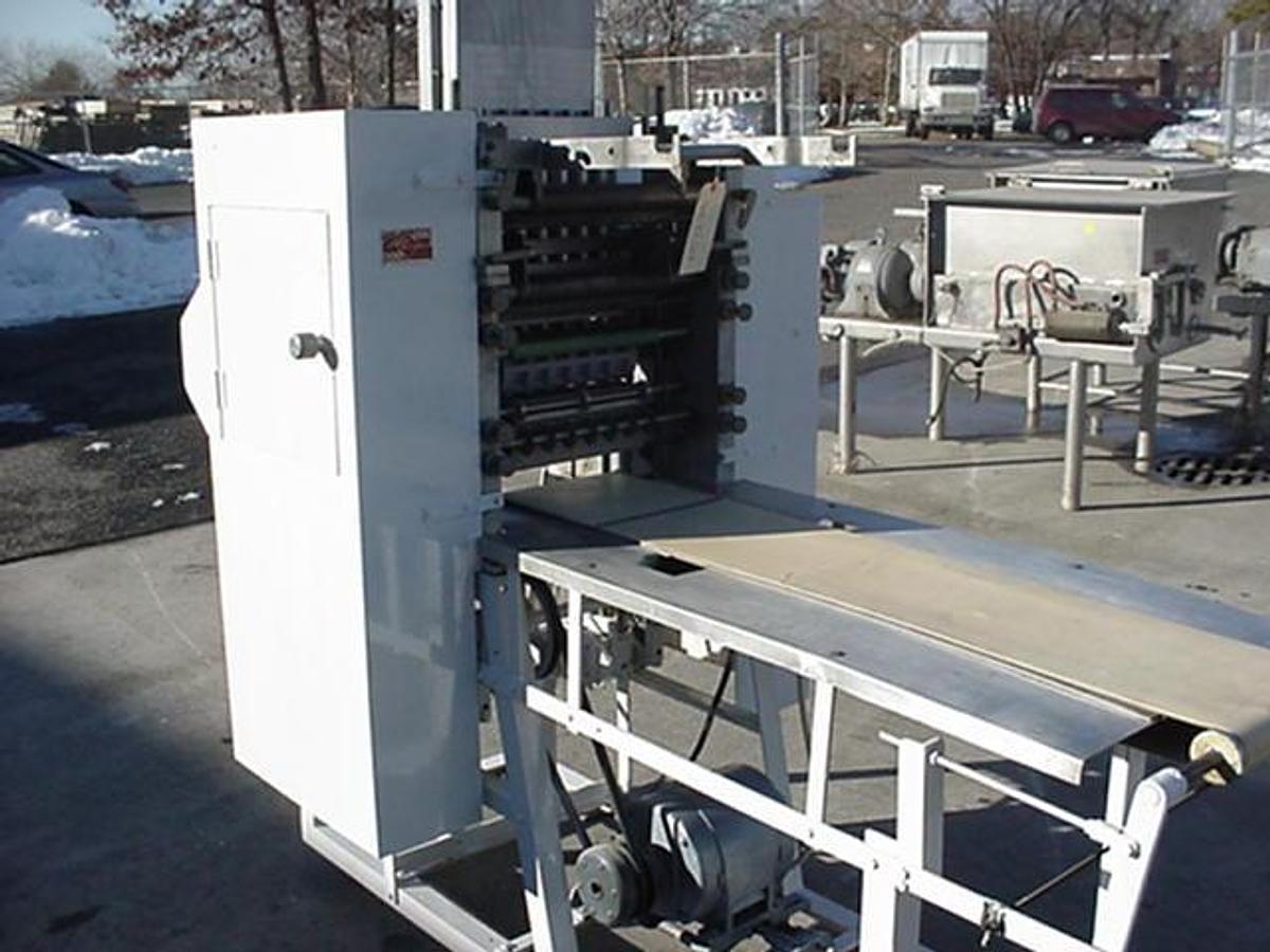 Used Lombi 6-Across Square Ravioli Machine