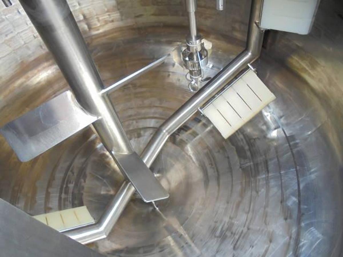 Used 200 Gallon DCI Stainless Steel Jacketed Vacuum  Process Kettle/Reactor With Admix Disperser
