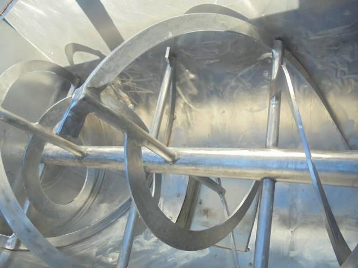 Used 15 Cu. Ft. Stainless Double Ribbon Blender, Portable