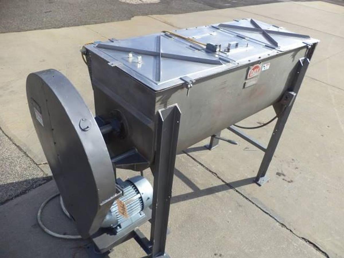 Used 36 Cu. Ft. Day Stainless Double Ribbon Blender, XP Motor
