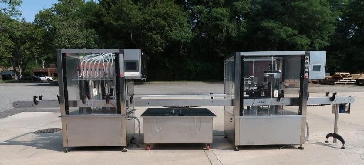 Used Used CVC Technologies, Inc. Filling and Capping Line