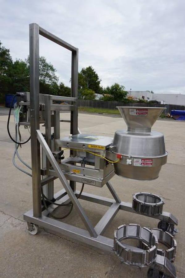 Used Urschel CC-D Stainless Shredder/Slicer/Strip Cutter, Portable