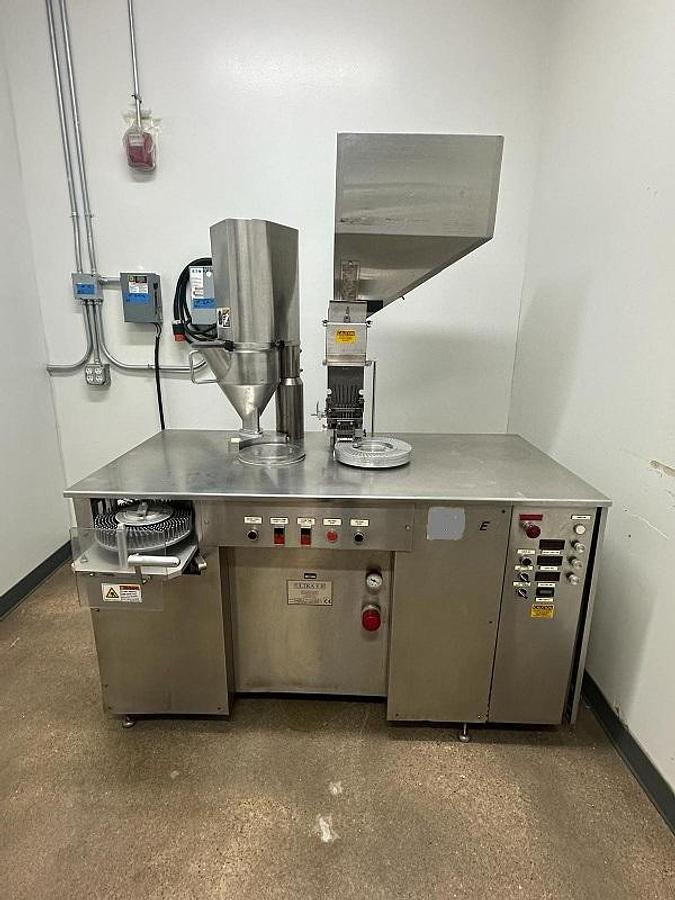 Used Capsugel Ultra 8 II Capsule Filling Machine 25,000 Capsules per hour