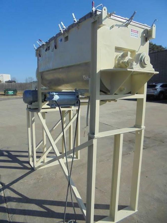 Used 25 Cu. Ft. Ross Stainless Jacketed Double Ribbon Blender, 10HP