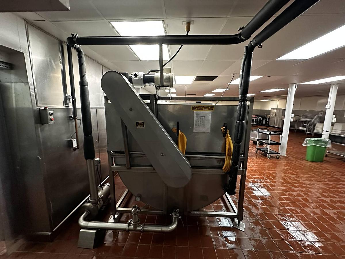 Used Chester Jensen Tumble Chiller, 200 Gallon Capacity