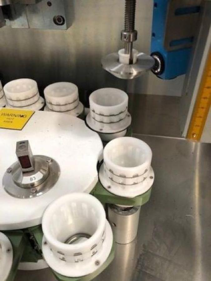 Used Nordenmatic NM402-HA Hot Air Tube Filling and Sealing Machine