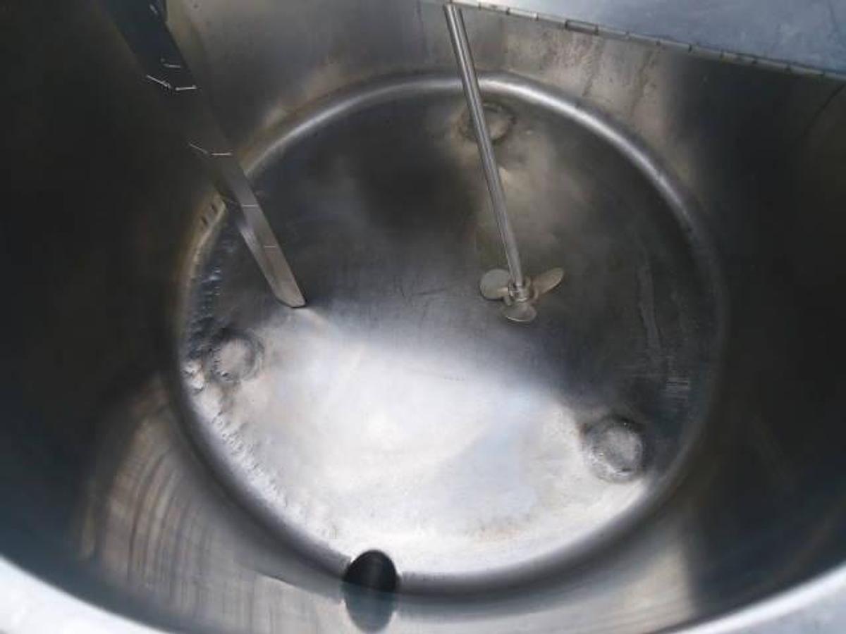 Used Approx. 30 Gallon Stainless Steel Portable Tank With Zenith Pump