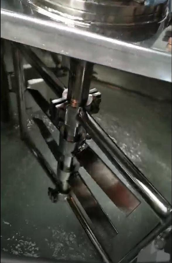 Used 300 Liter Stainless Steel Self-Contained Jacketed Electric Scraper Kettle, with Homogenizing