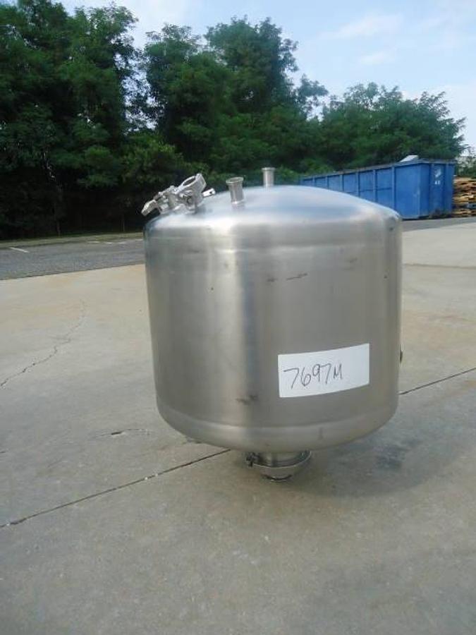 Used 10 Gallon Stainless Steel Closed Tank