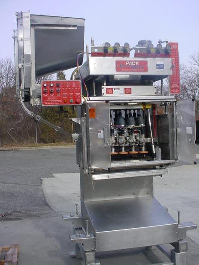 Used Pack West Auto 200 Eight Spindle Screw Capper, Stainless