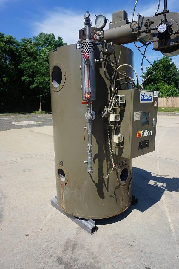 Used Fulton FB-020-A Fuel Fired Steam Boiler, Natural Gas
