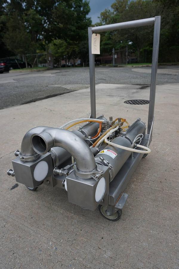 Used TUCS Twin Piston Filling Station On Portable Cart