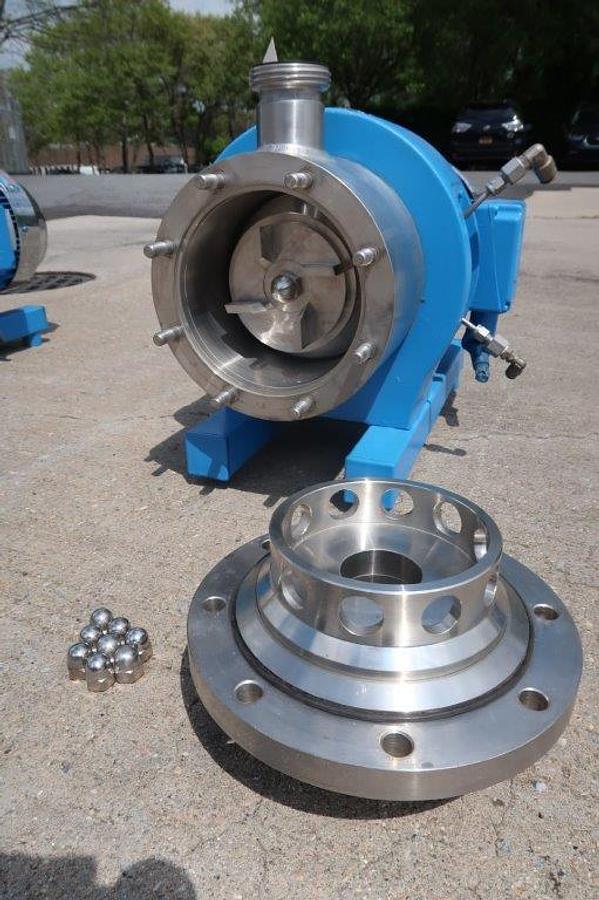 Used Silverson 450 Inline High Shear Mixer, Stainless