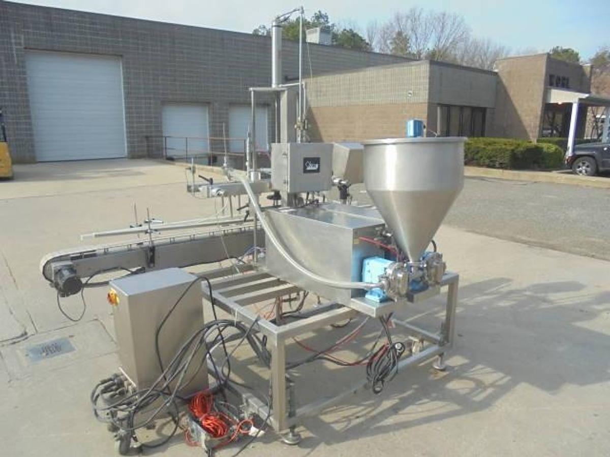 Used Oden GEN-3 Pro/Fill 3000 Dual Head Positive Displacement Filler
