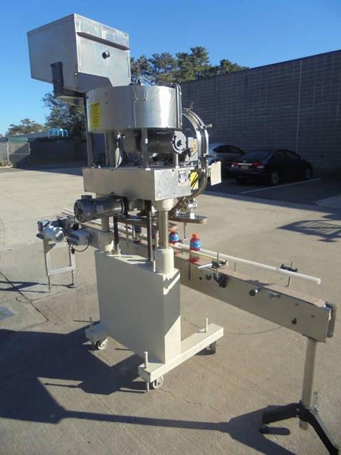 Used Kaps All “E” Four Spindle Screw Capping Machine, Portable