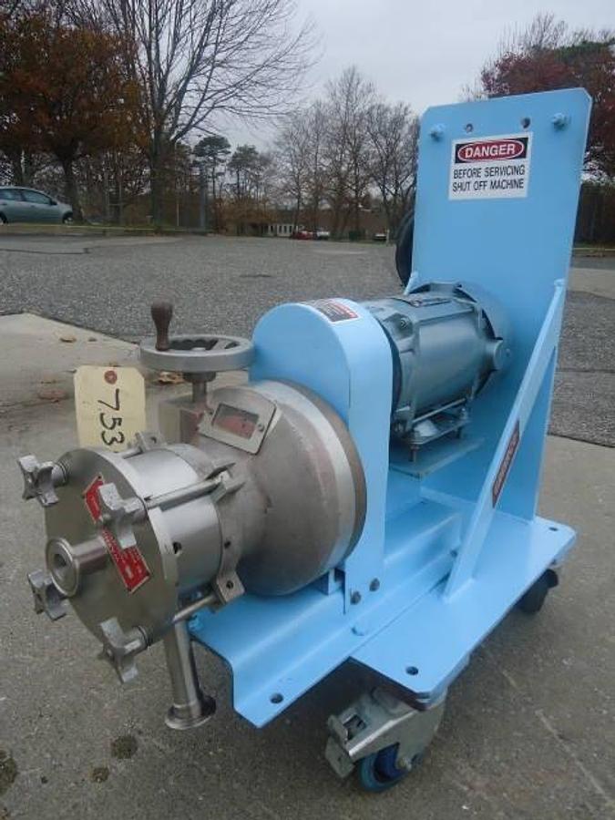 Used Greerco W250v-B Stainless Steel Colloid Mill, 2hp, Explosion Proof