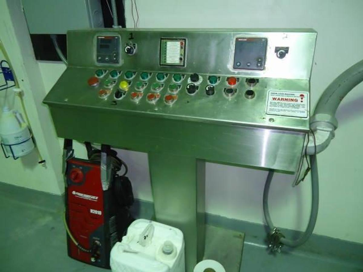 Used Heat & Control 28 In. Wide X 24 Ft. Long Stainless Continuous Gas Fry Line With Batter/Breading Equipment