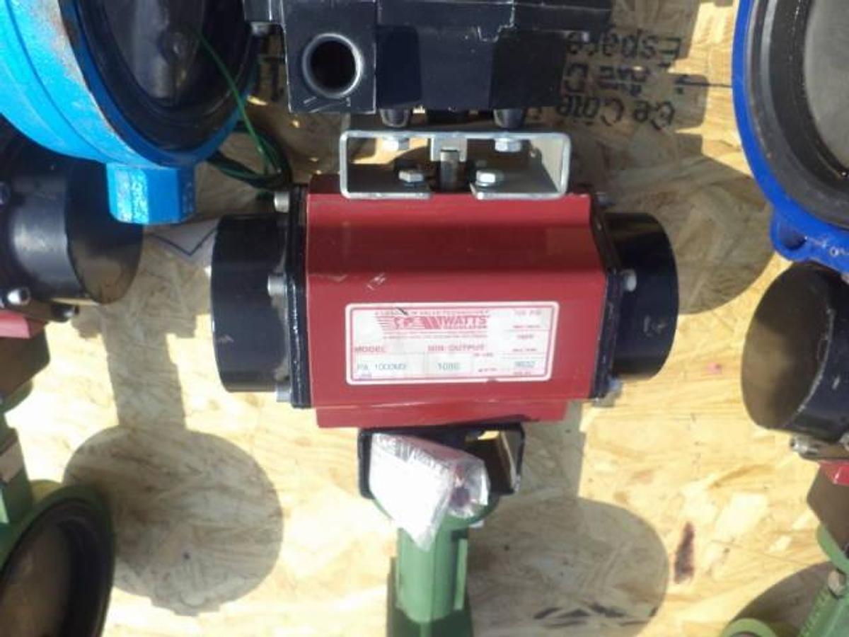 Used Watts 6 Inch Diameter Electrically Actuated Butterfly Valves (5)