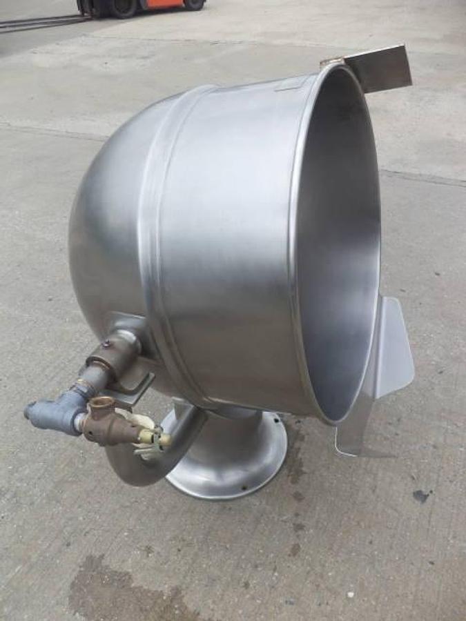 Used 40 Gallon Groen Stainless Steel Jacketed Tilt Kettle