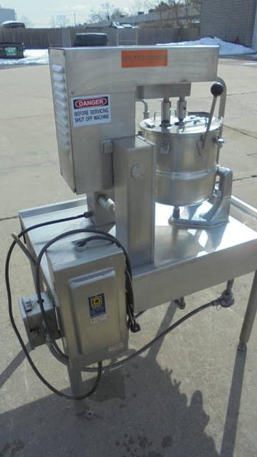Used 5 Gallon Groen Stainless Steel Twin Action Scraper Kettle, Variable Speed