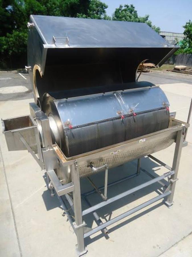 Used Ak Robins 48 In. Diameter Continuous Blancher, Jacketed