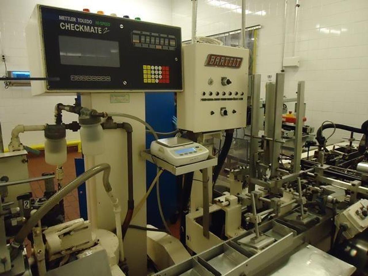 Used Bartelt IM-7 Pouch Packager & Cartoning Line