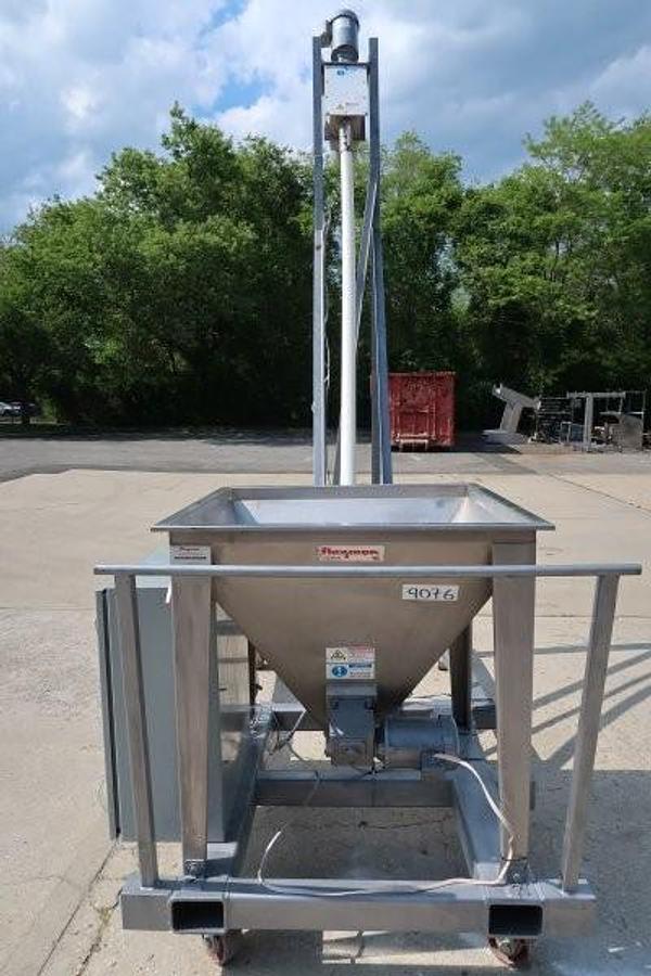 Used Flexicon Inclined Flexible Screw Conveyor with Lump Breaker