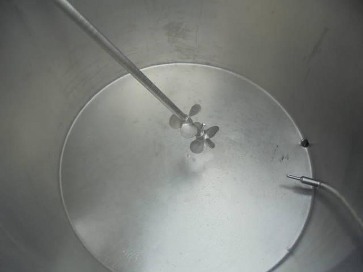 Used 250 Gallon Steriline Stainless Steel Jacketed Mix Tank