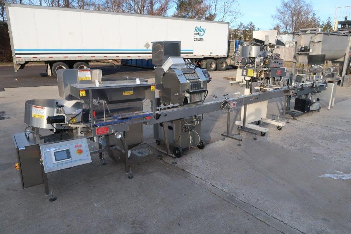 Used Complete Tablet/Capsule Bottling lines, up to 60 Bottles Per Minute