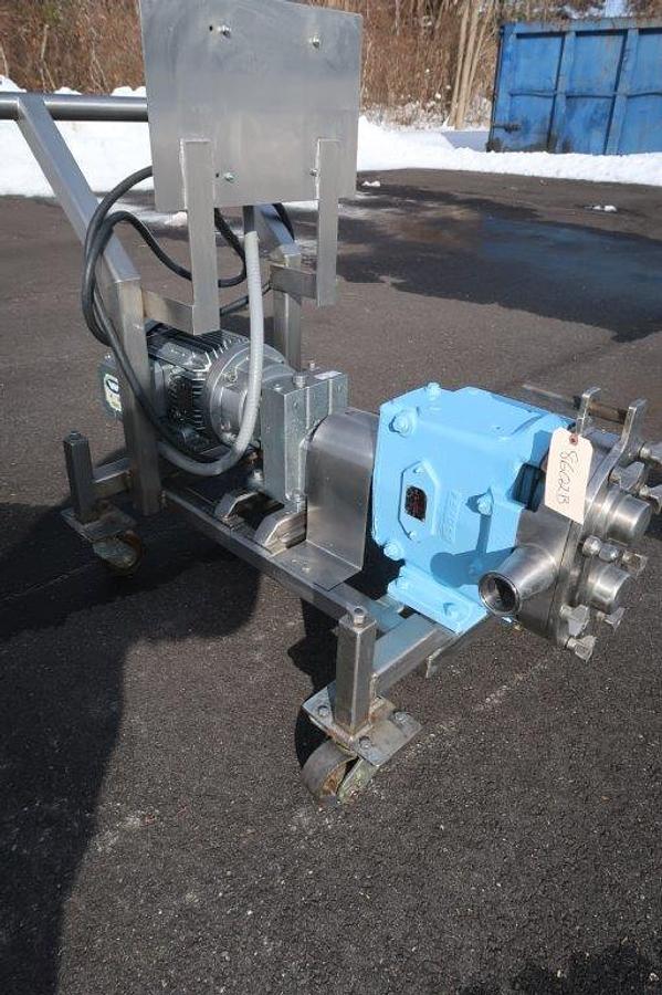 Used Waukesha/Cherry Burrell 060 Positive Displacement Pump, Variable Frequency Drive