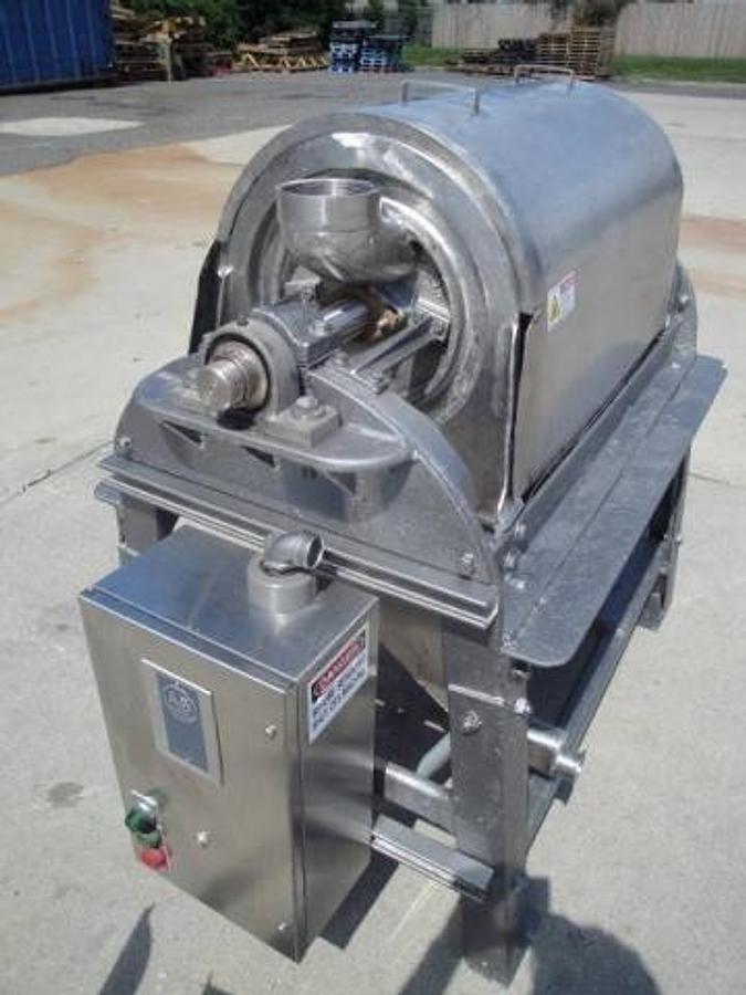 Used Langsenkamp 10 Hp Stainless Steel Pulper-Finisher