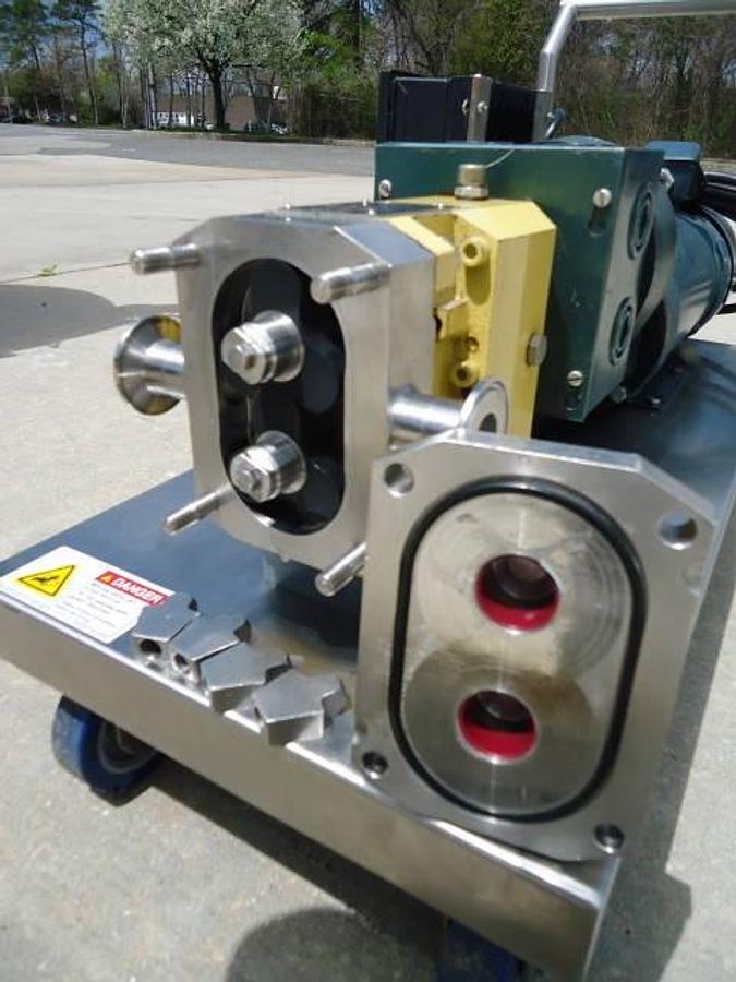 Used Albin 2hp Positive Displacement Gear Pump, Portable
