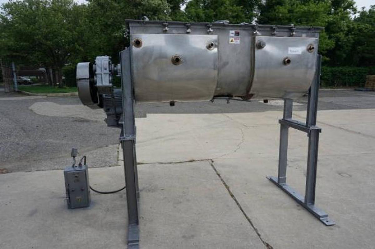 Used 20 Cu. Ft. Patterson Kelley Stainless Jacketed Double Ribbon Blender