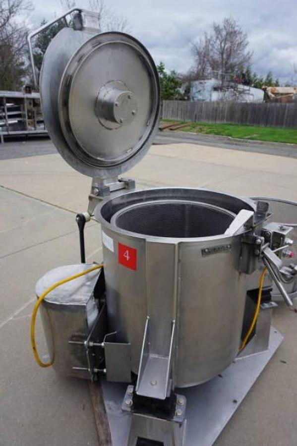 Used Brothers Legrow 200 Lb. SS Centrifugal Vegetable Spin Dryer
