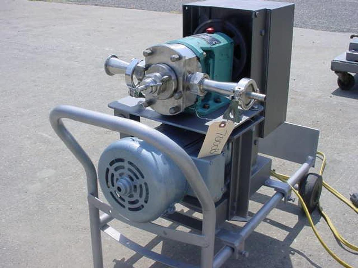 Used Werner 1-1/4″ X 1-1/4″ Ss Positive Displacement Pump, Portable