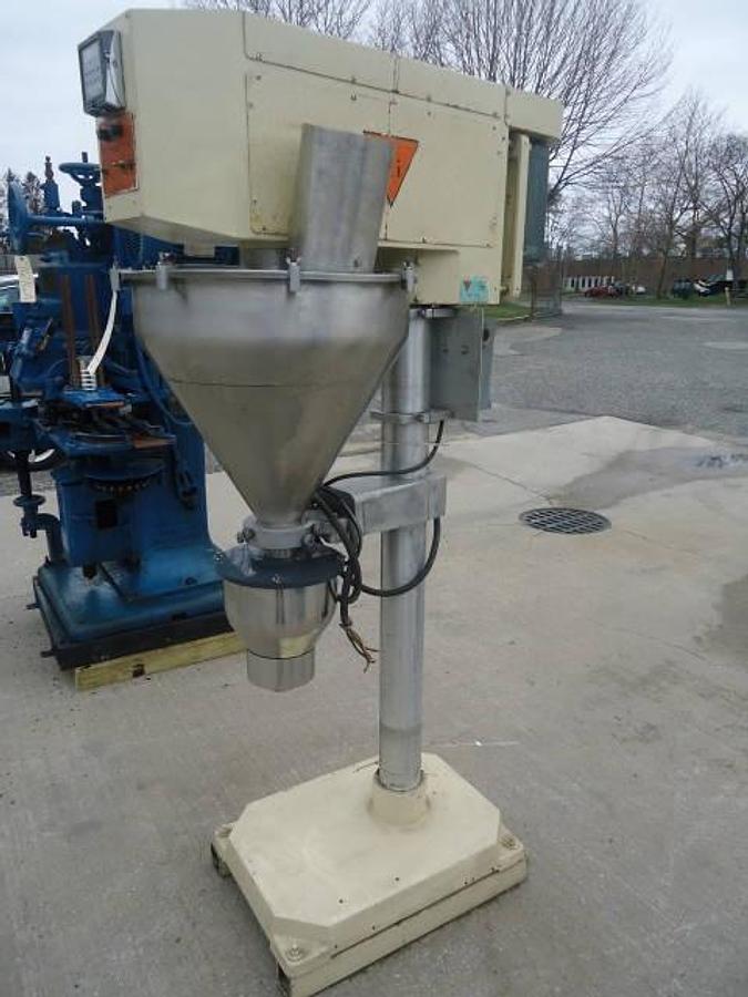Used All-Fill Bm Single Auger Powder Filler, Agitated Hopper