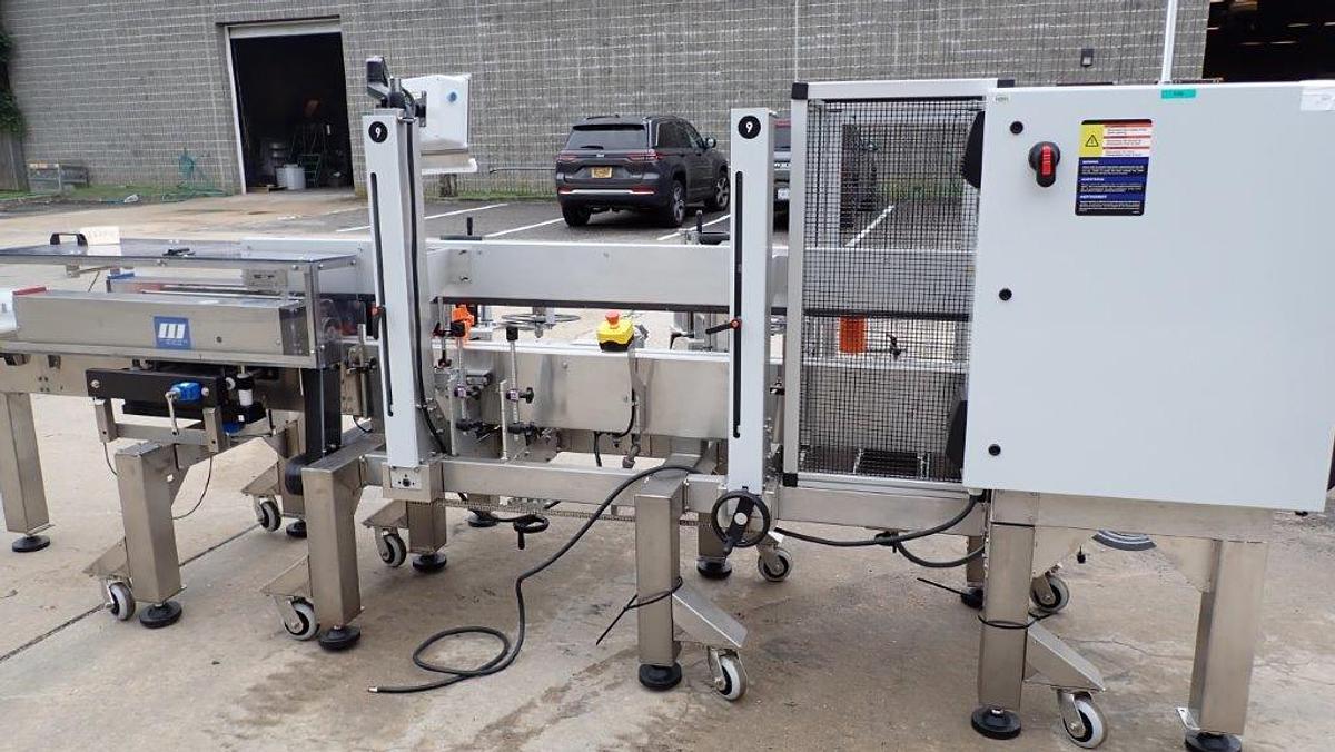 Used Nita Dual Head Auto Pressure Sensitive Labeler, SS