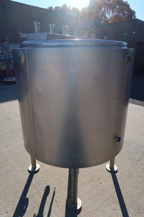 Used 200 Gallon Tolan 316 Stainless Jacketed Kettle/Tank, 150PSI Jacket
