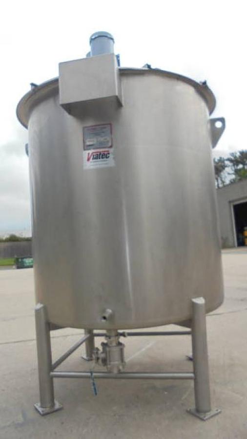 Used 308 Gallon Permasan SS tank with Admix Rotosolver