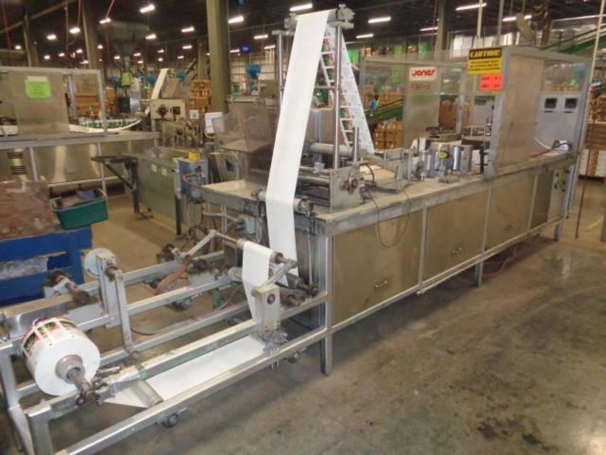 Used R A Jones Pouch King Form/Fill/Seal Machine, 250 Per Minute