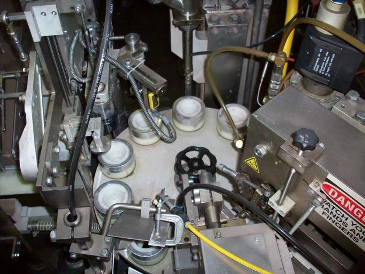 Used IWKA TFS-10 Hot Air Tube Filler/Sealer