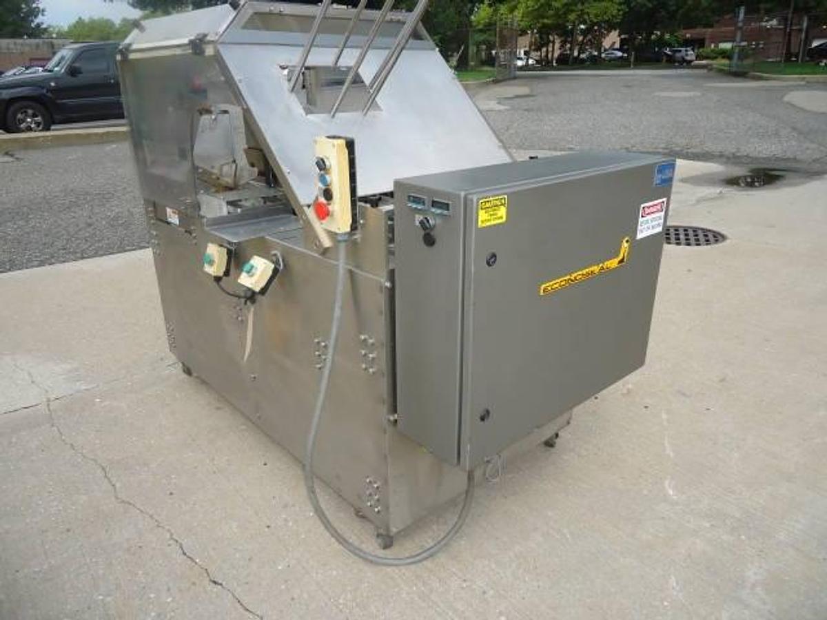 Used Econocorp “Econoseal” E-2000 Cartoner, Hot Glue Sealing
