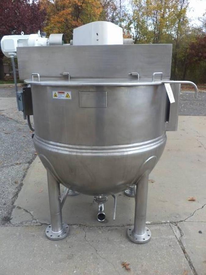 Used 200 Gallon Lee Double Motion “INA” Mix Kettle, 316 Stainless Steel