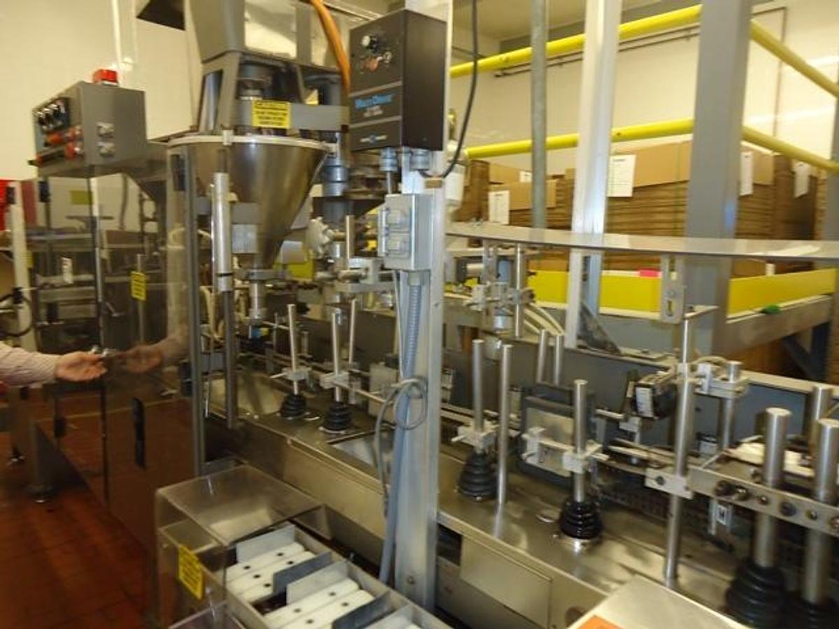 Used HMC/Bartelt IM 8-1/2-12 Pouch Packaging & Cartoning Line