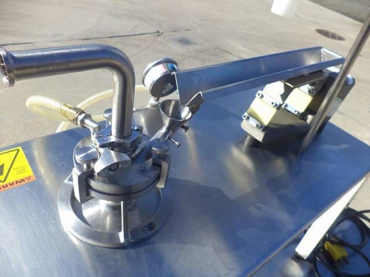 Used Jet Pulverizer “Micron-Master”” 2-inch Dia. Lab Pharmaceutical Jet Mill/Pulverizer, Stainless